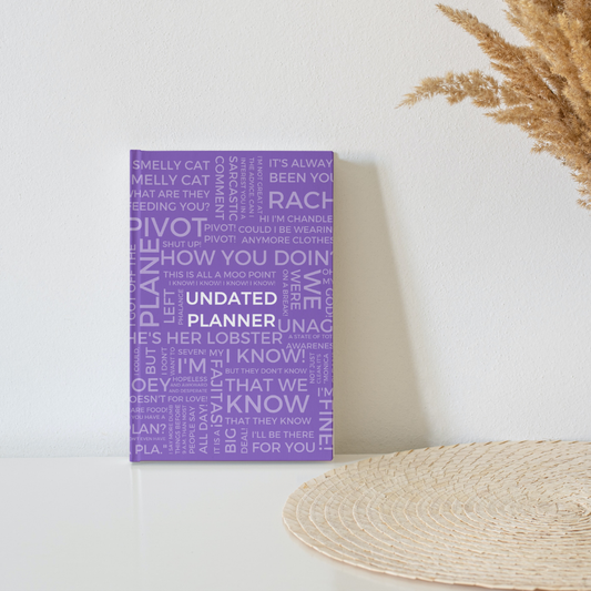 Friends dialogues undated Planner