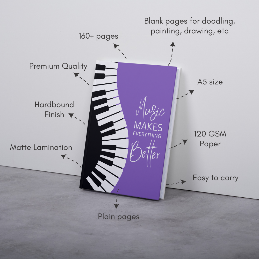 Music Ruled Journal