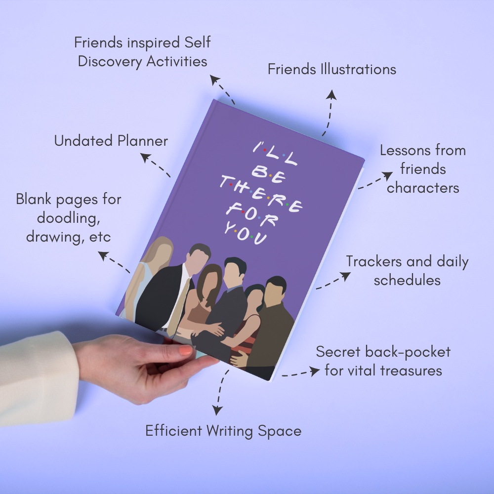 Friends I'll be there for you undated Planner