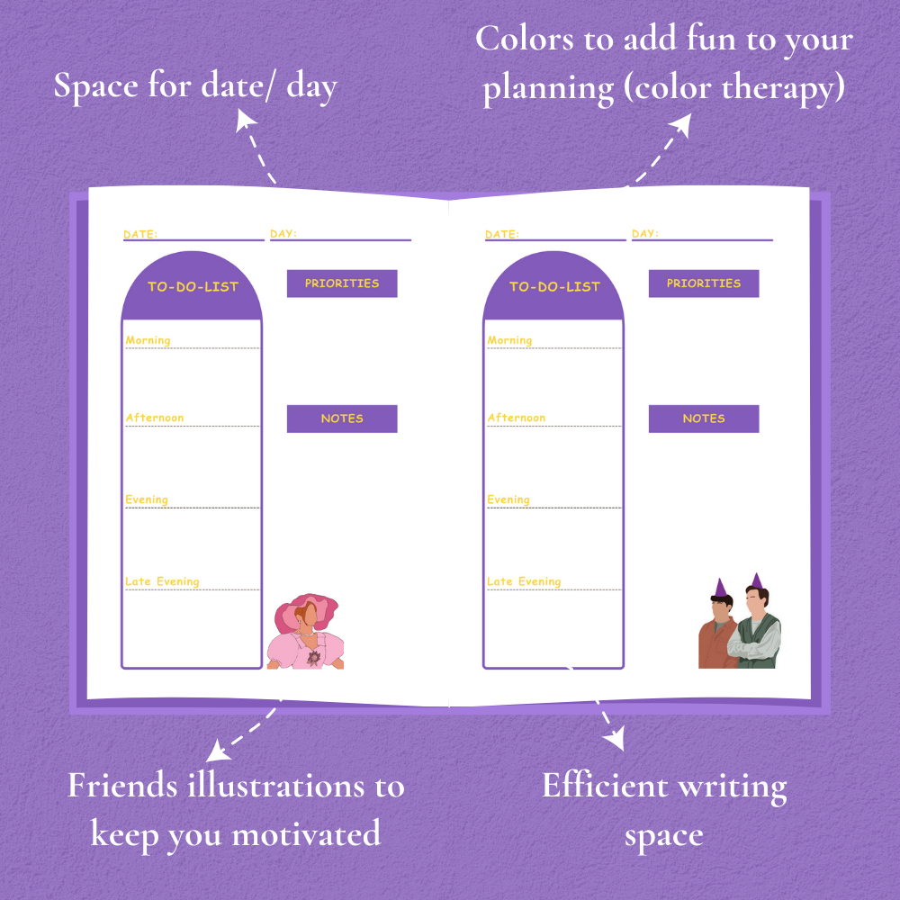 Friends I'll be there for you undated Planner
