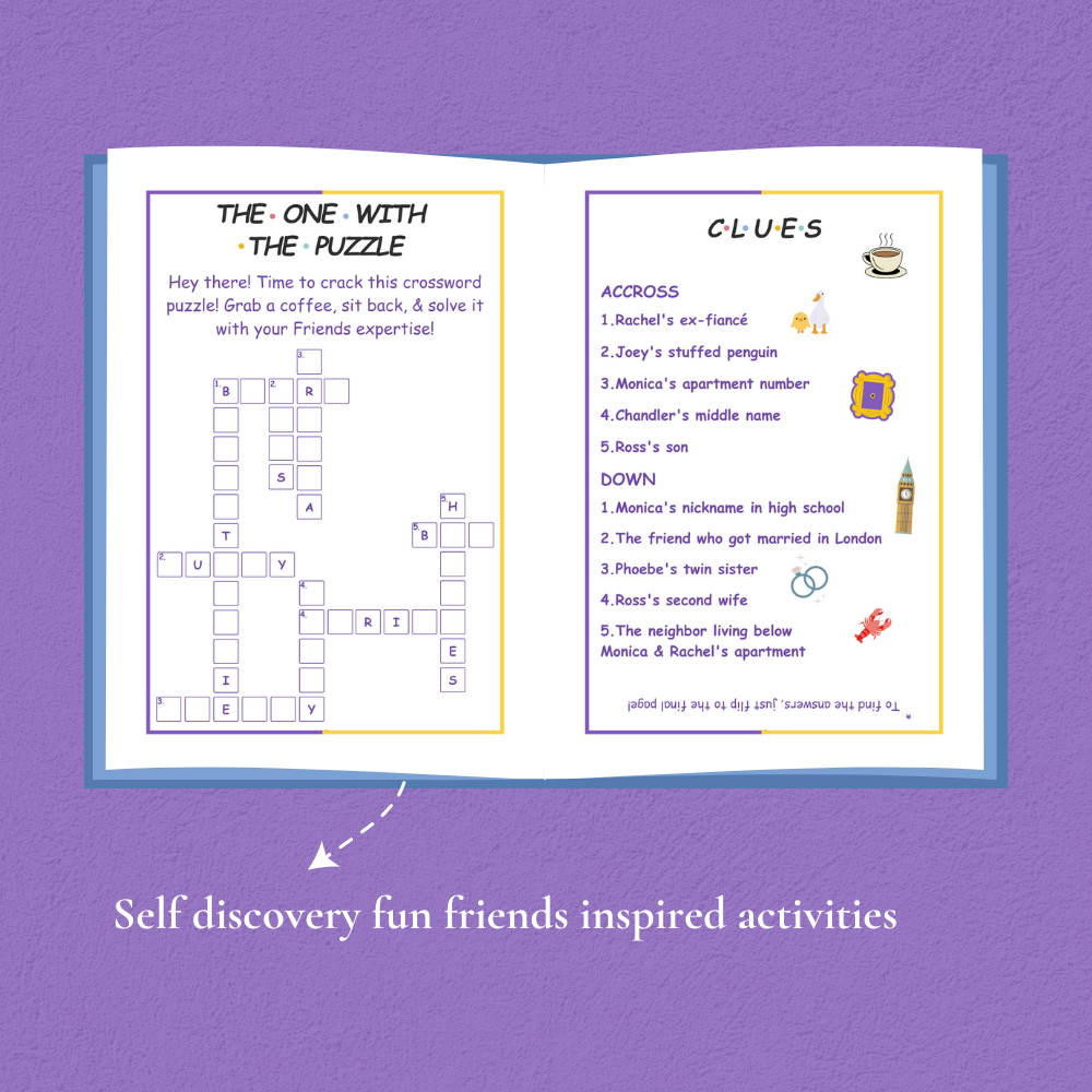 Friends I'll be there for you undated Planner