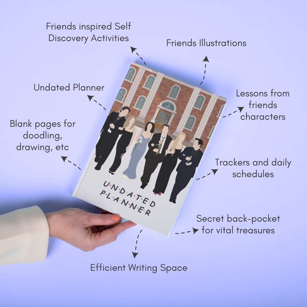 Friends walk undated Planner