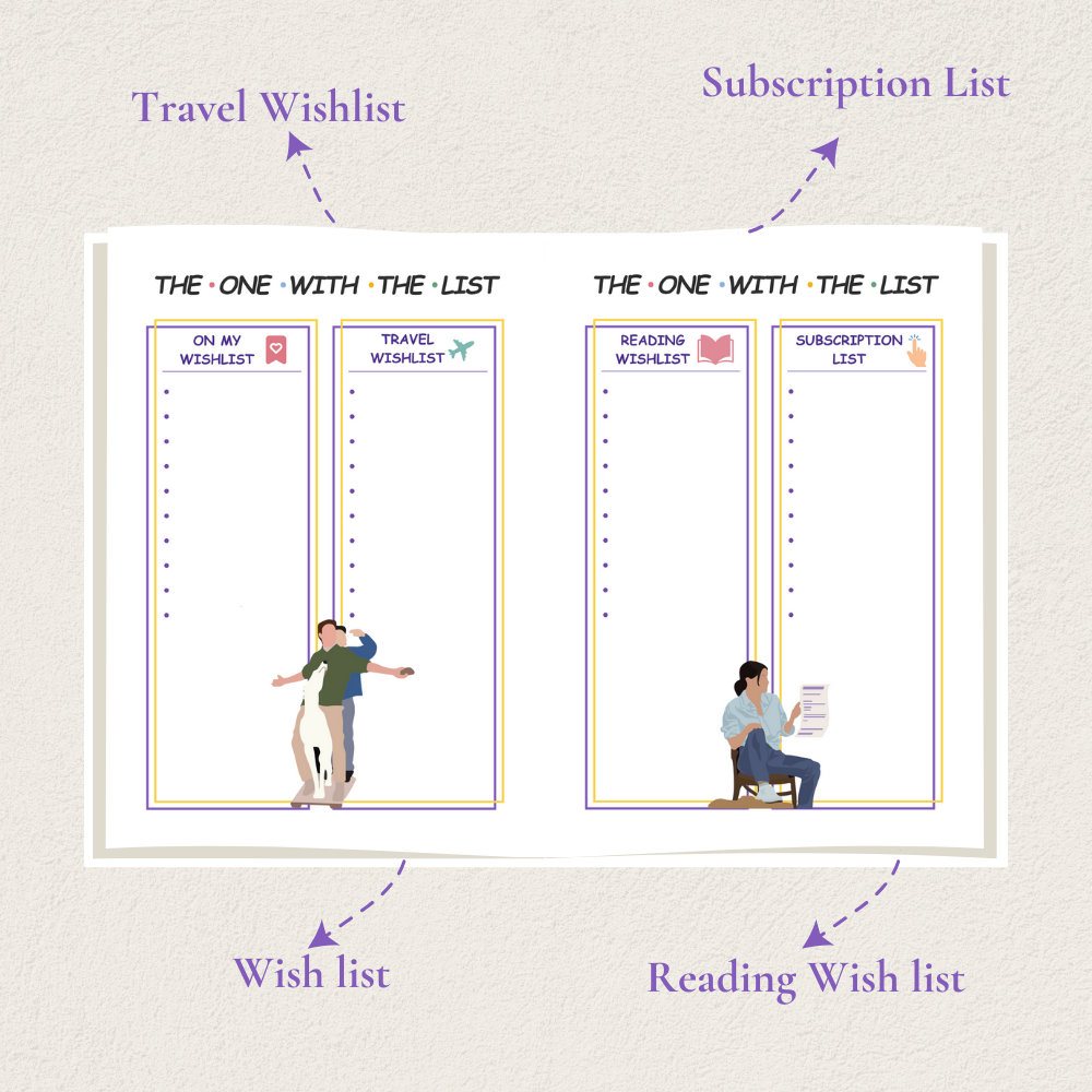 Friends walk undated Planner