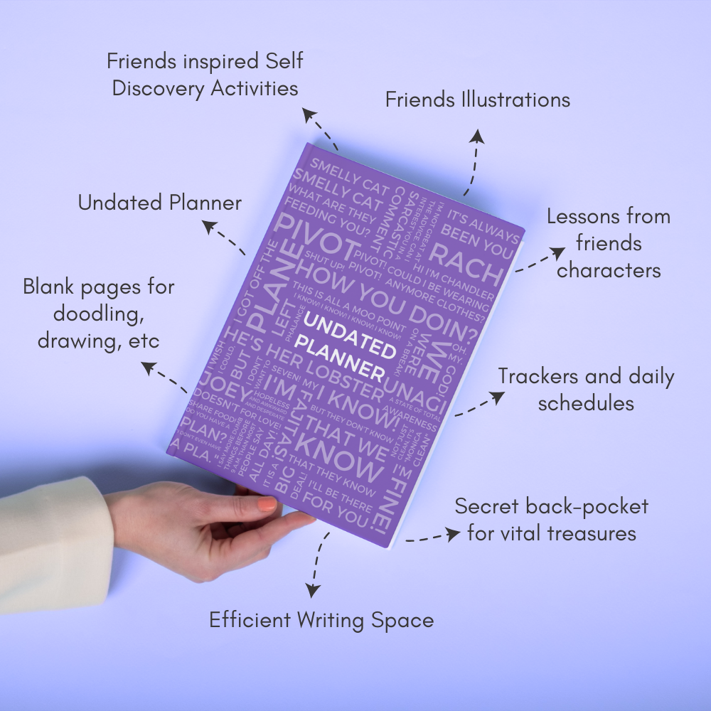 Friends dialogues undated Planner