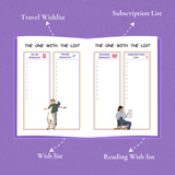 Friends dialogues undated Planner