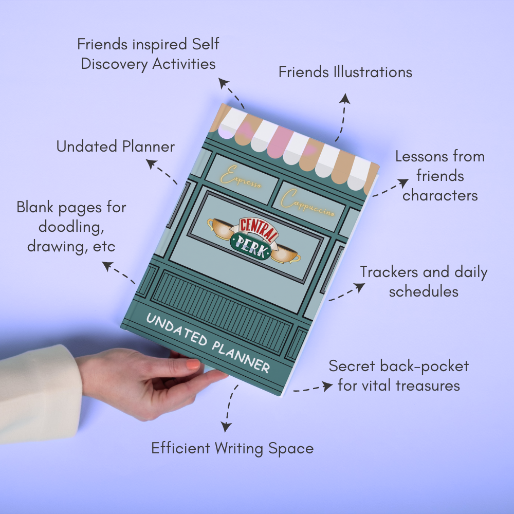 Central Perk Friends undated Planner