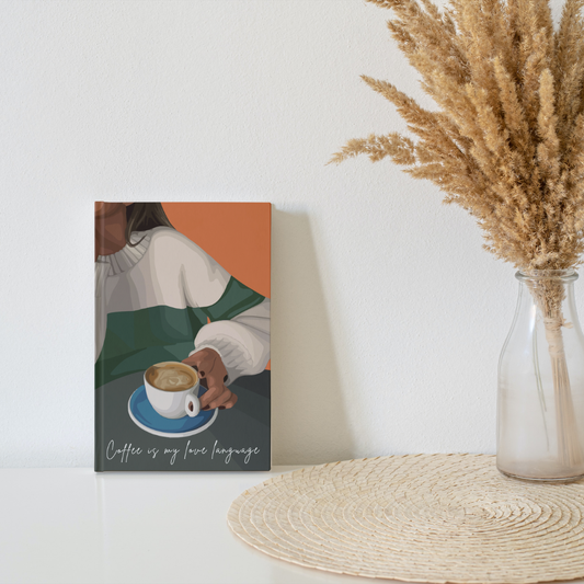 Coffee Date Ruled Journal