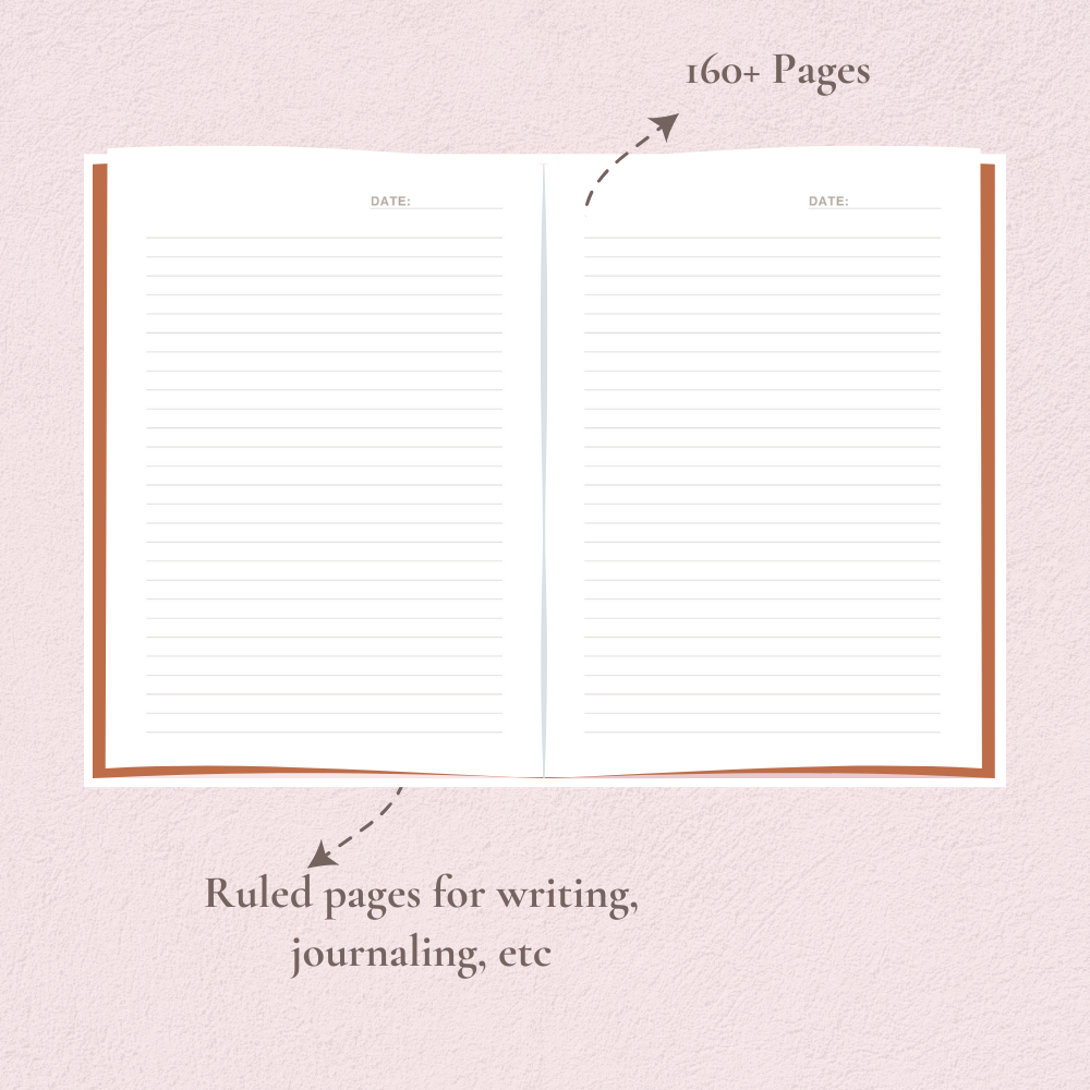 Coffee Date Ruled Journal