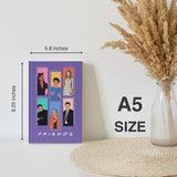 Friends characters Ruled Journal